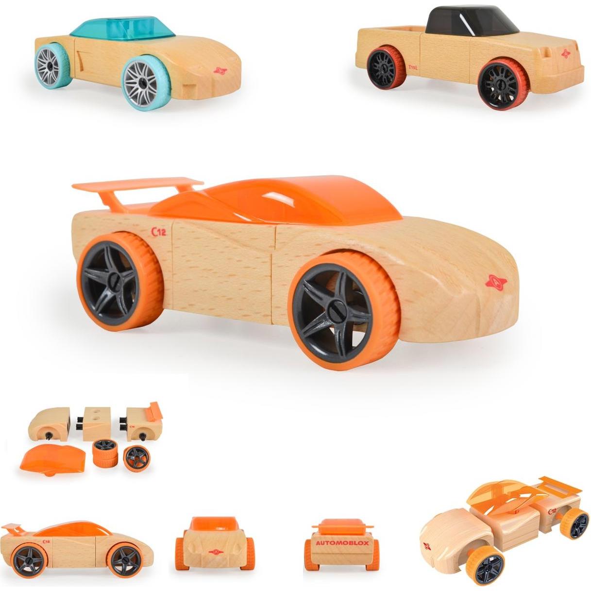 Moni Spielzeugautos Mini aus Buchenholz