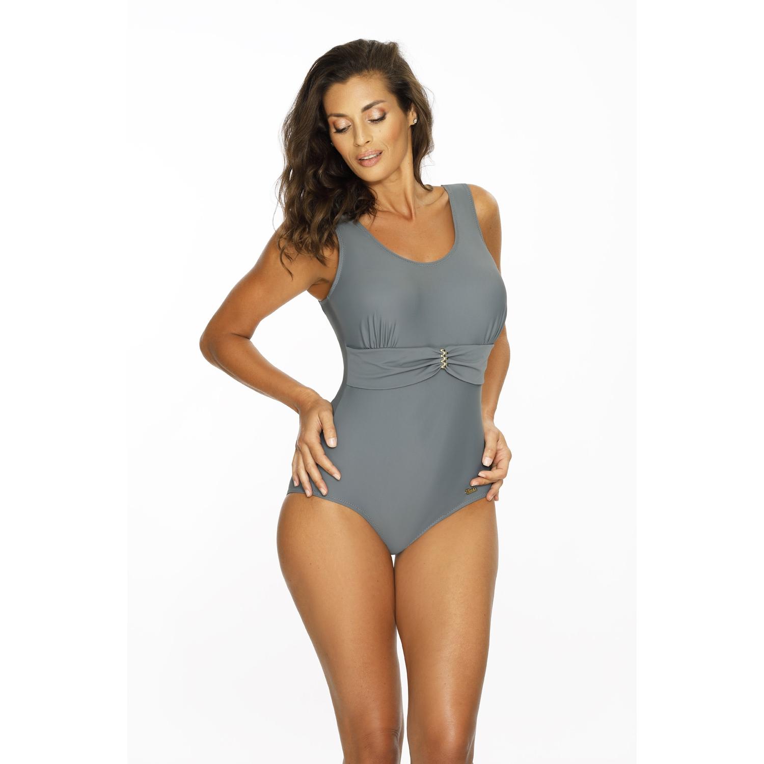 Markko, Damen, Badeanzug, Einteilige Badeanzug model 143643, Grau, (XL)