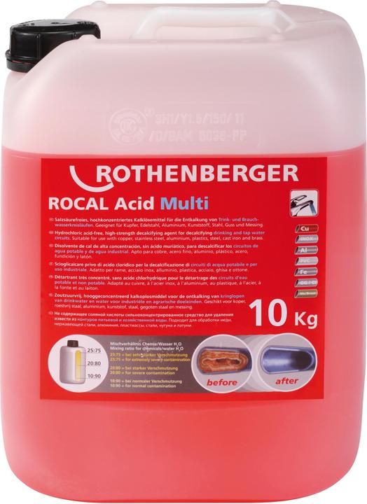 Rothenberger ROCAL ACID Multi-Entkalkungskonzentrat 10kg