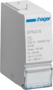 Actual product image Hager SPN018