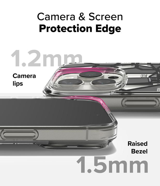 Immagine prodotto Ringke Case for iPhone 16 Pro FUSION DESIGN SEOUL MAP BLACK (Apple iPhone 16 Pro)
