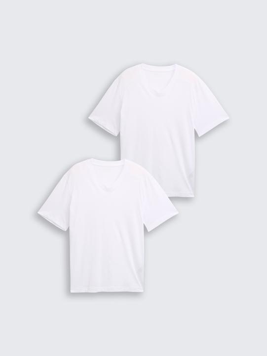 Produktbild Tom Tailor T-Shirts mit V-Ausschnitt im 2er-Pack (S)