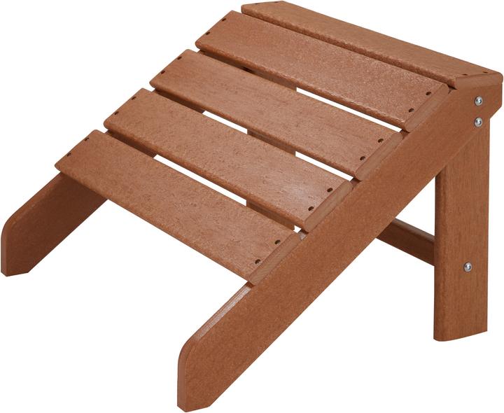 Actual product image tectake 2-Piece Set Janis Garden Chair with Joplin Footrest