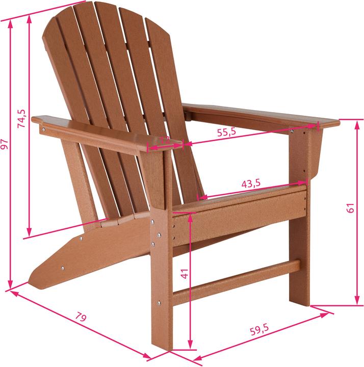 Actual product image tectake 2-Piece Set Janis Garden Chair with Joplin Footrest