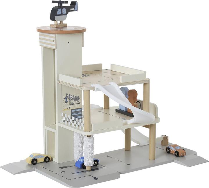 Actual product image Vertbaudet Kinder Parkhaus mit 3 Etagen aus Holz FSC®