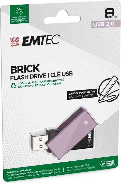 Produktbild Emtec C350 Brick (8 GB, USB-A)