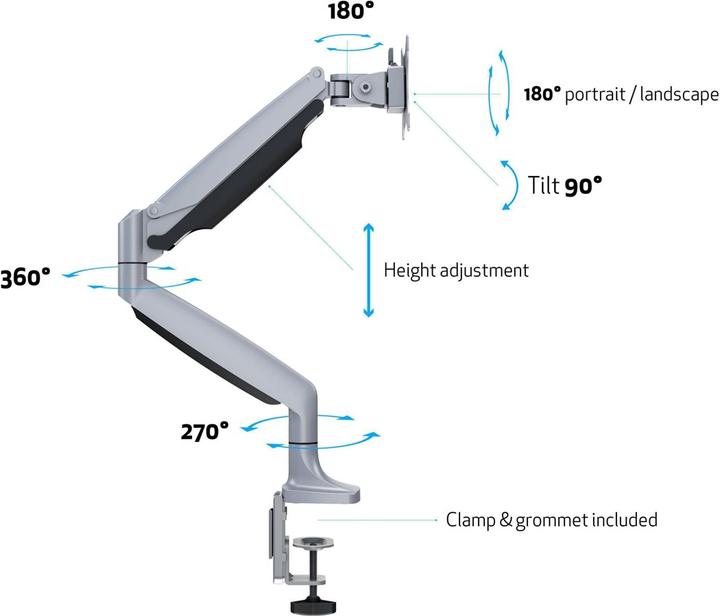 Image du produit Multibrackets Stand de la table de printemps MB (Tables, 27", 9 kg)