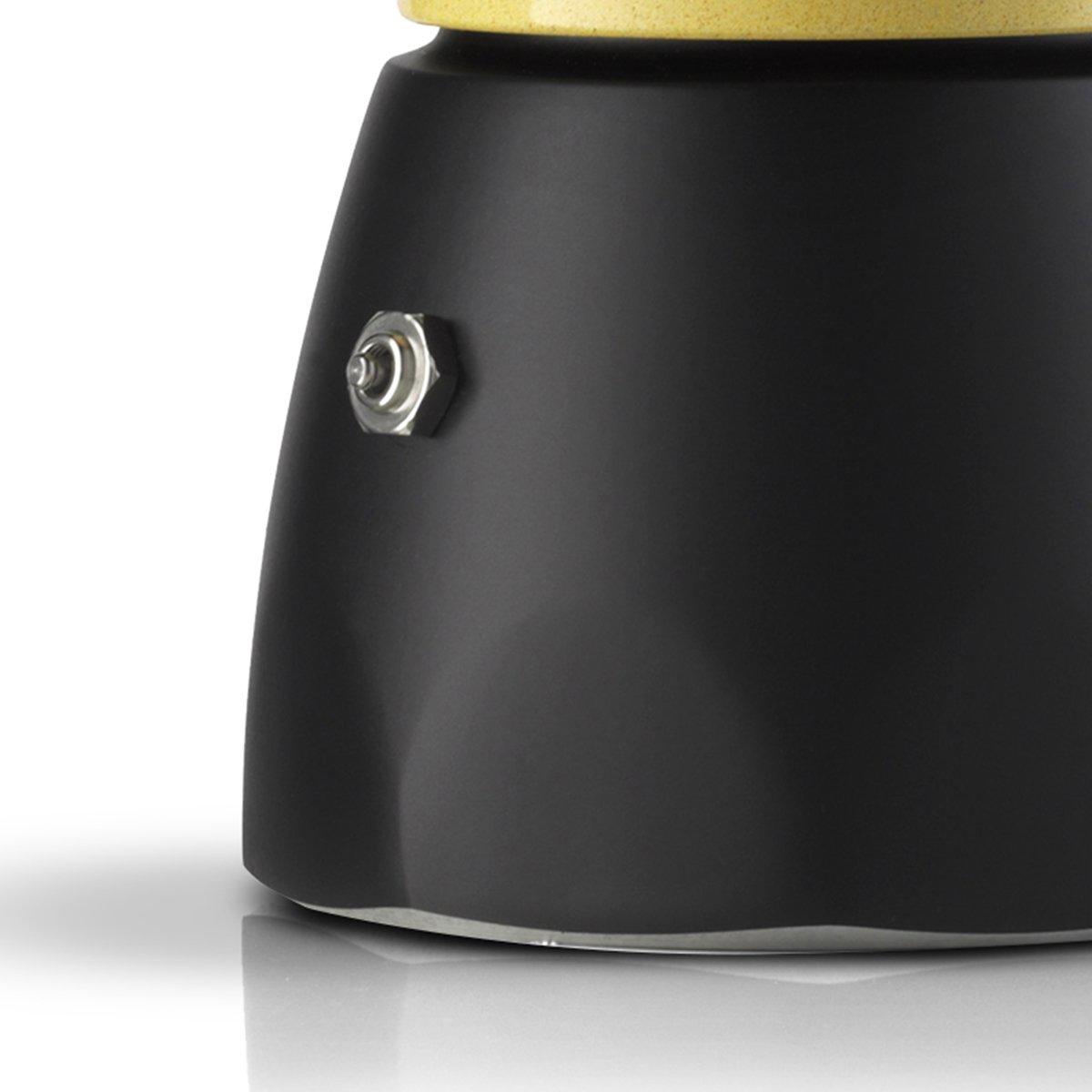Thumbnail - Bialetti Orzo Express, Espressokocher, Gelb, Schwarz