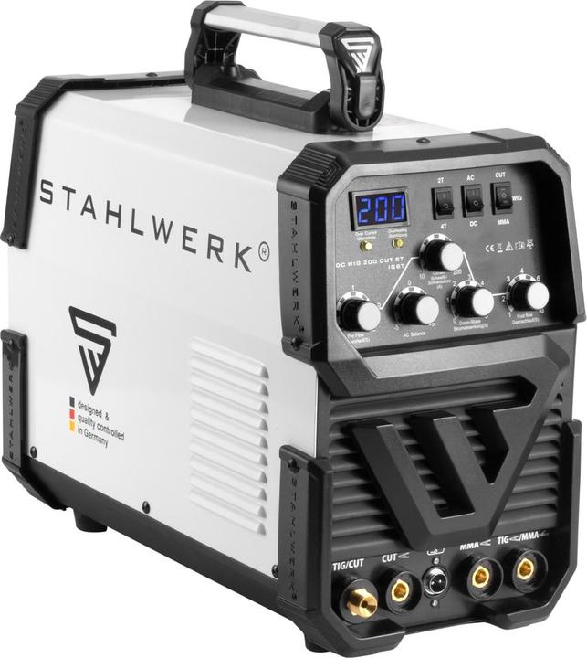 Actual product image Stahlwerk AC/DC TIG 200 CUT welding machine with MMA and integrated plasma cutter