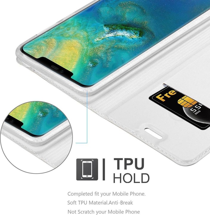 Actual product image Cadorabo Book Classy Style Cover (Mate 20 Pro)