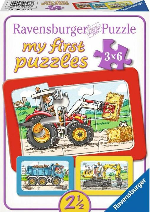 Image du produit Ravensburger Beaucoup de choses à faire sur le chantier retour (24 pièces)