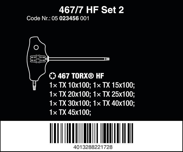 Produktbild Wera 467/7 TX HF Set 2 (TX)