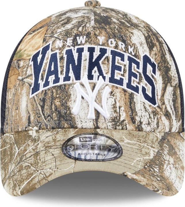 Produktbild New Era A-Frame Trucker Cap - New York Yankees real tree (One Size)
