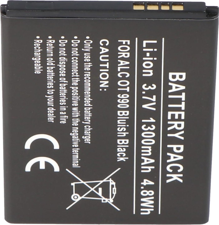 Produktbild Alcatel AkkuOne Touch 918D Akku CAB32A0001C1, CAB31P0000C2, CAB31P0000C1, BY71, TLIB37A