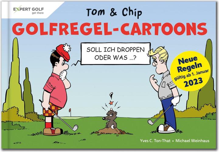 Immagine prodotto Golfregel-Cartoons mit Tom & Chip (Tedesco, Michael Weinhaus, Dusan Reljic, Yves C. Suono che, 2022)