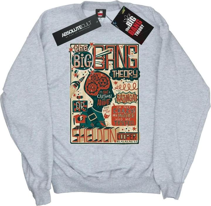 Immagine prodotto Big Bang Theory Infographic Poster Felpa Ragazze (128)