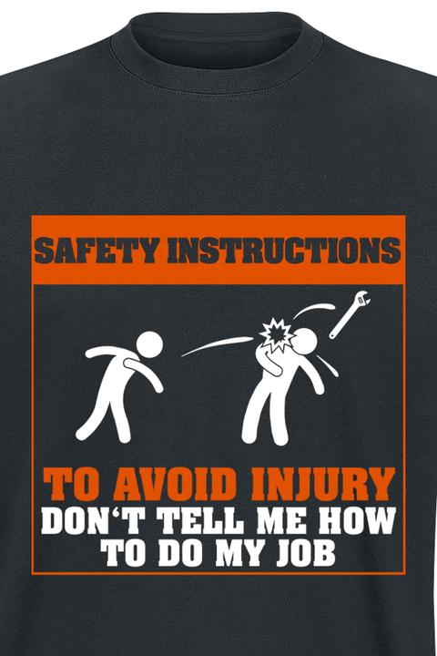Produktbild Beruf & Karriere Safety Instructions (3XL)