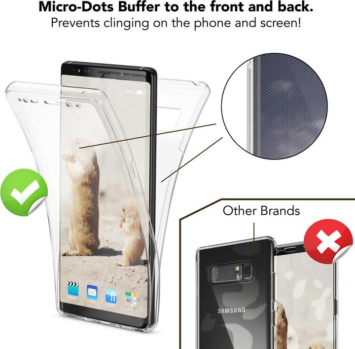 Produktbild Nalia 360 Grad Handyhülle (Samsung Galaxy Note 8)