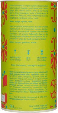 Nährwerte und Zutaten Paper & Tea Bollywood | Bio-Tee (90 g)