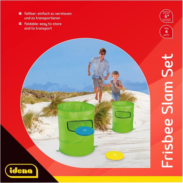 Actual product image Idena Frisbee Slam Set 4 Teile