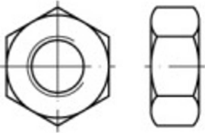 Toolcraft Hexagon nuts (M4)