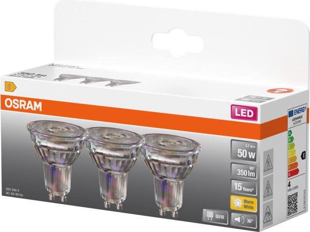 Produktbild Osram LED STAR PAR16 (GU10, 350 lm, 3x)