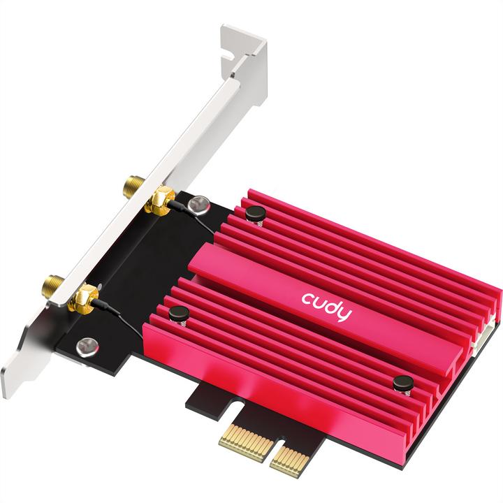 Actual product image Cudy WE4000 network card Internal WLAN / Bluetooth (Mini PCI Express)