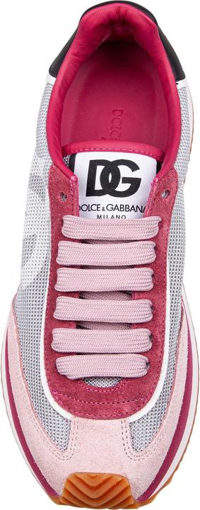 Produktbild Dolce & Gabbana dragon sneakers in mixed materials in grey and fuchsia (42)