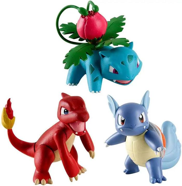 Produktbild Takara Tomy Pokemon Action Pose Ivysaur, Charmeleon & Wartortle 3-Inch Mini Figure 3-Pack