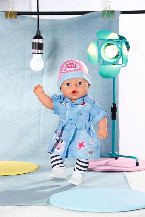 Actual product image Zapf Creation BABY born Deluxe Jeans Dress, 43cm
