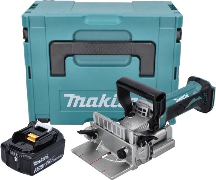 Actual product image Makita DPJ 180 F1J Battery grooving cutter 18 V 100 mm + 1x battery 3.0 Ah + Makpac - without charger