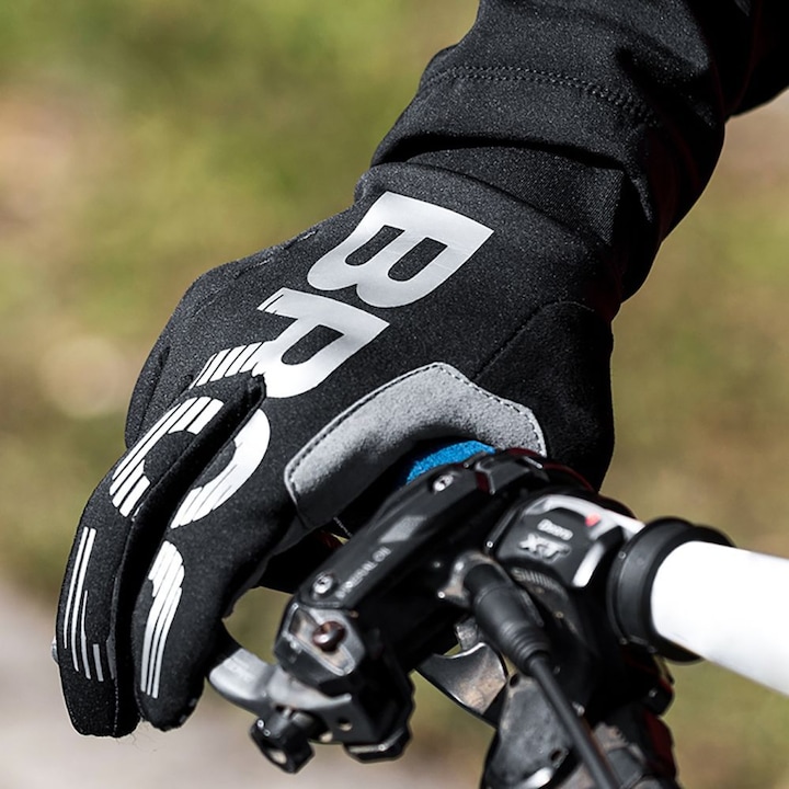 Produktbild Rockbros cycling gloves, insulated, long, size: L - black and gray (L)