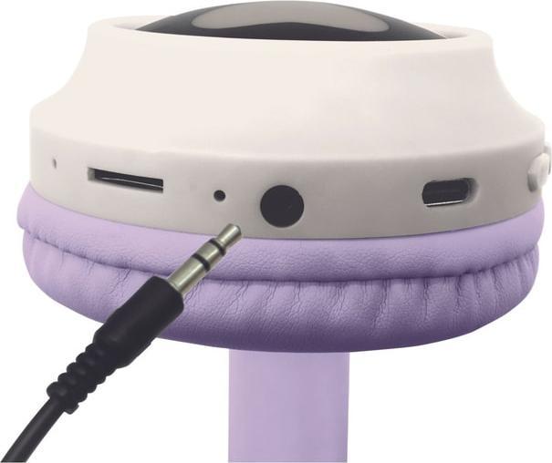 Actual product image Lexibook Cat ear and lightings bluetooth headphones (HPBTKT)