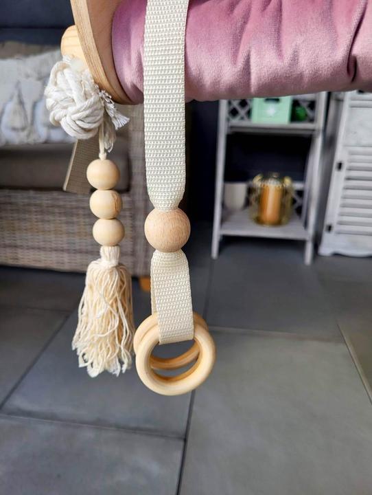 Produktbild Holzecke Babyschaukel Pink 3