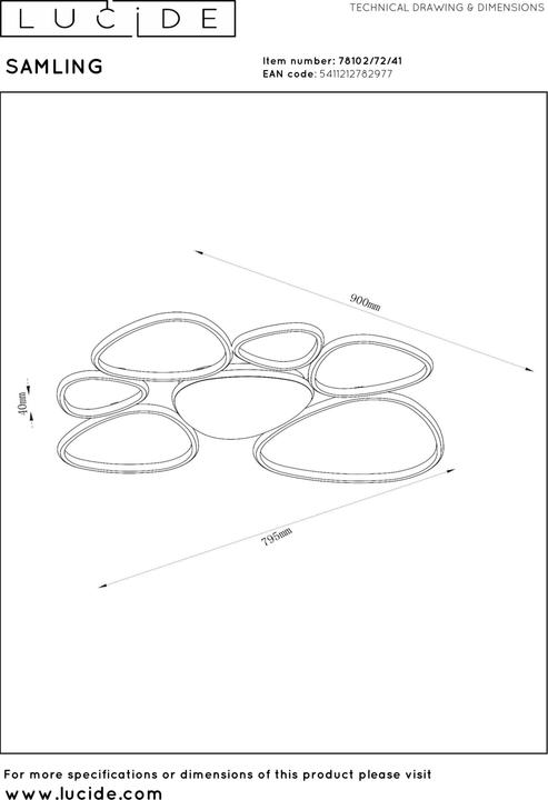 Image du produit Lucide Samling (3350 lm)