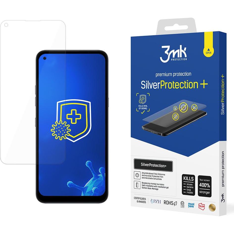3MK LG K61/K61s – SilverProtection+ (1 Stück, LG K61), Smartphone Schutzfolie, Silber