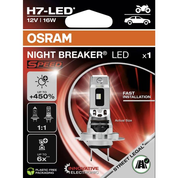 Actual product image Osram Night Breaker Speed (H7)