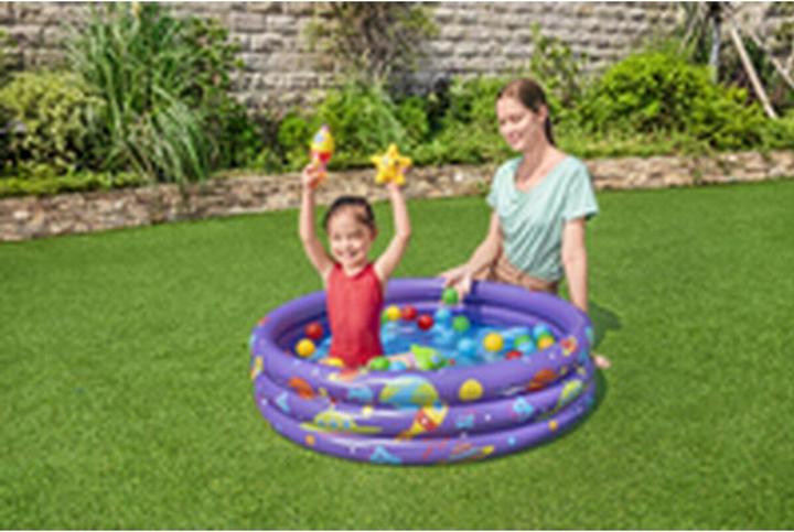 Image du produit Bestway Piscine à balles Intergalactic Surprise avec 50 balles de jeu