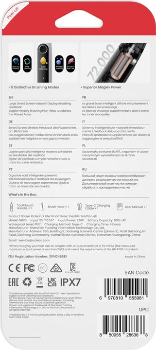 Immagine prodotto Clean X Lite (Spazzolino sonico)