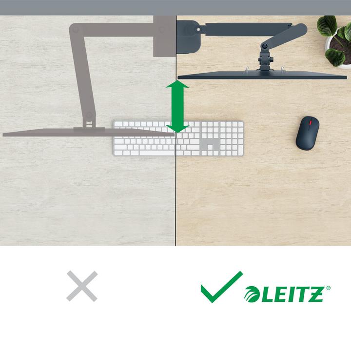 Produktbild Leitz Ergo Single Monitorarm (Tisch, 32", 9 kg)
