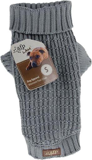 All for Paws Maglione a maglia per cani Fishermans Grey M 30.5CM - (632.9124)