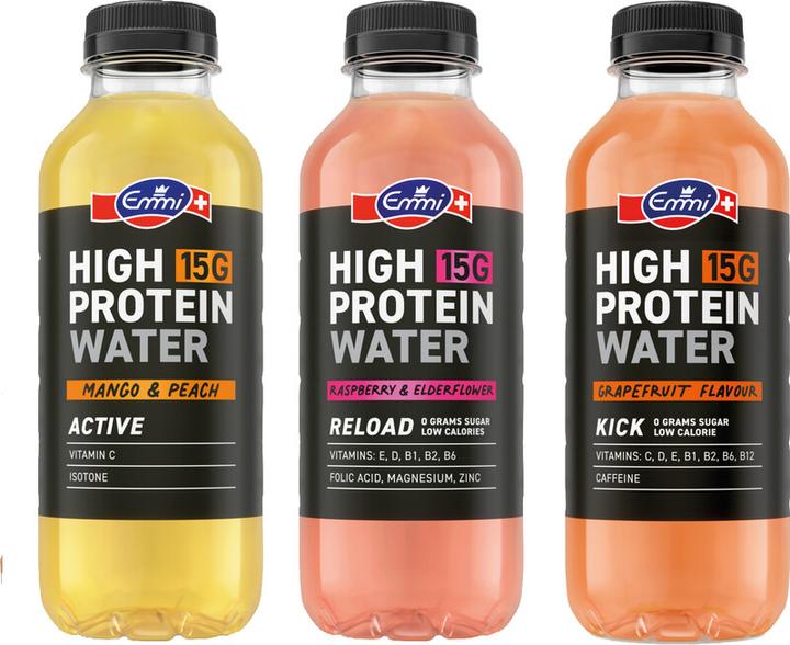 Produktbild Emmi High Protein Water Raspberry & Elderflower (Himbeere, Holunderblüte)