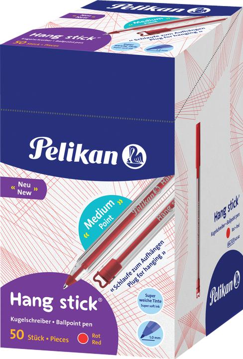 Image du produit Pelikan Stylo à bille Hang Stick 50 pcs. (Multicolore, 50 x)