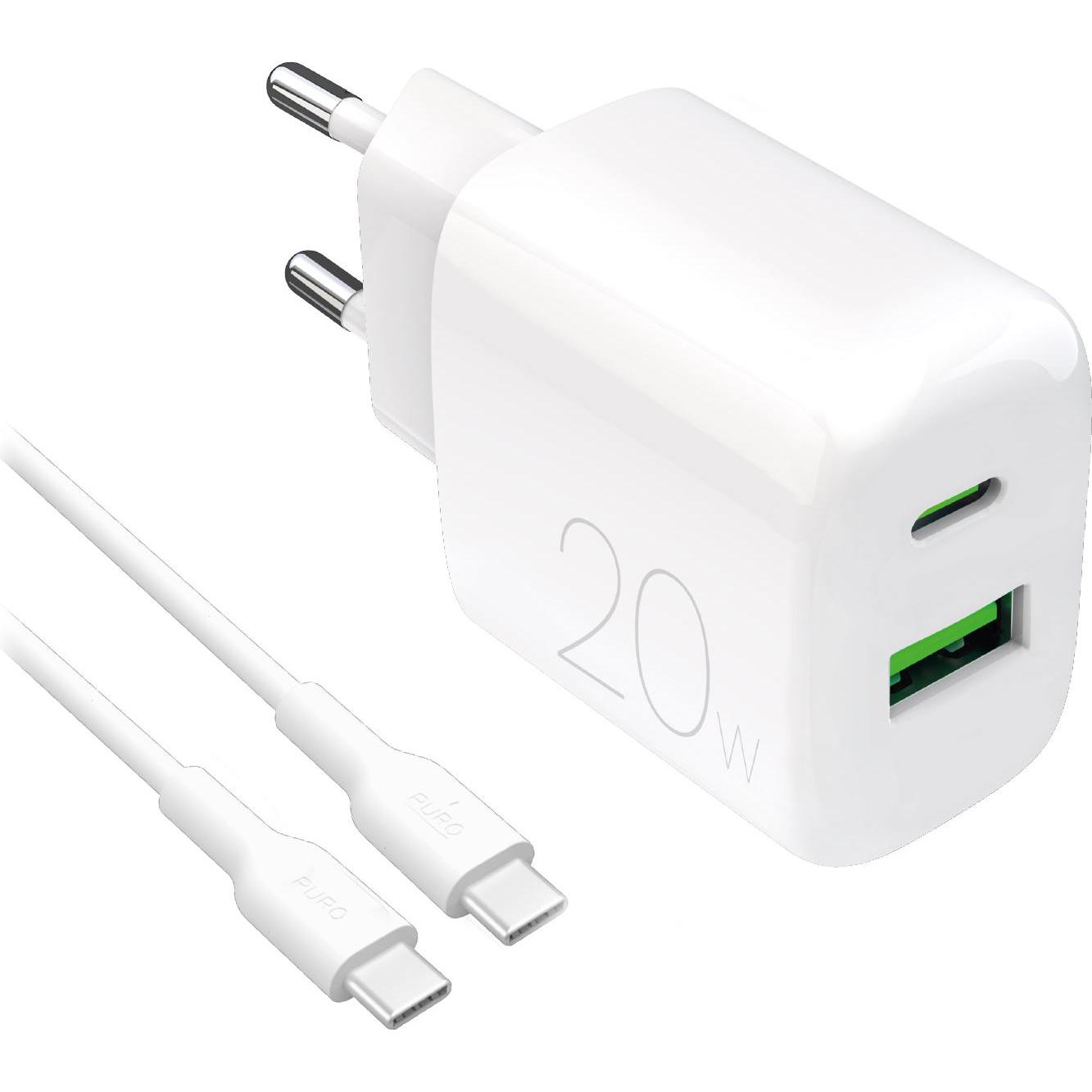 Puro Ladegerät, USB Ladegerät, Weiss