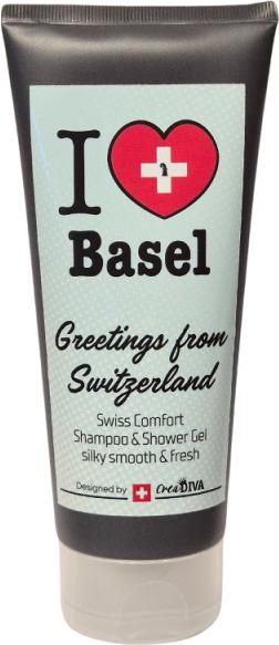 Actual product image CreaDiva Duschgel & Shampoo - I like Basel (200 ml)