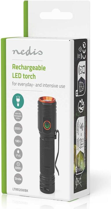 Actual product image Nedis LED-Taschenlampe (3 cm, 2200 lm)