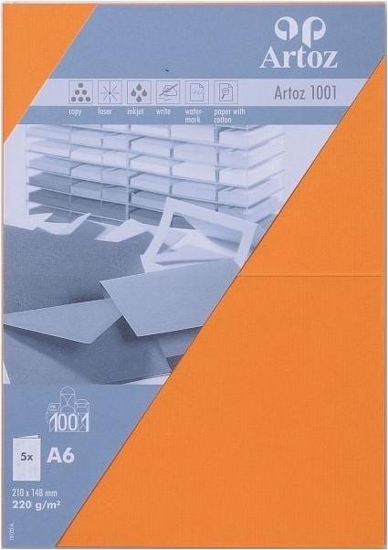 Immagine prodotto Artoz 1001 Carte arancioni (A6, 220 g/m²)