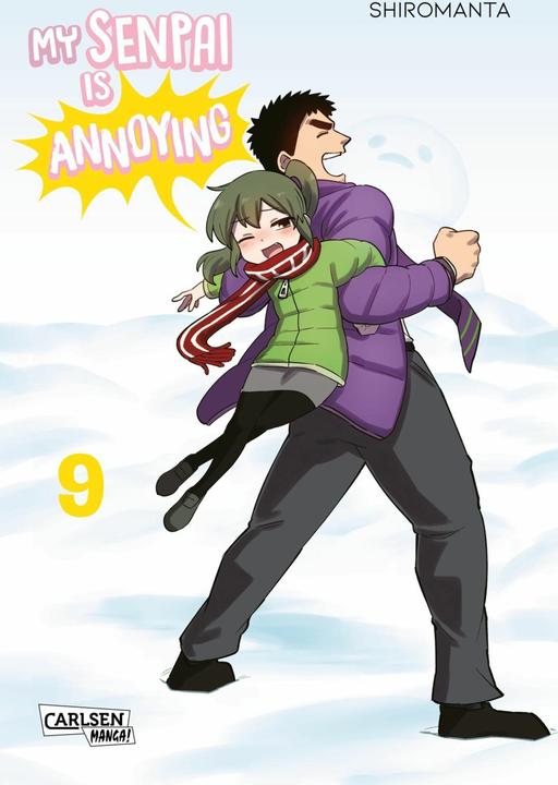 Actual product image My Senpai is Annoying 9 (German, Luise Steggewentz, Shiromanta, 2025)