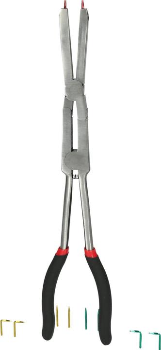 Actual product image KS Tools Double-jointed locking pliers with interchangeable tips (345 mm)