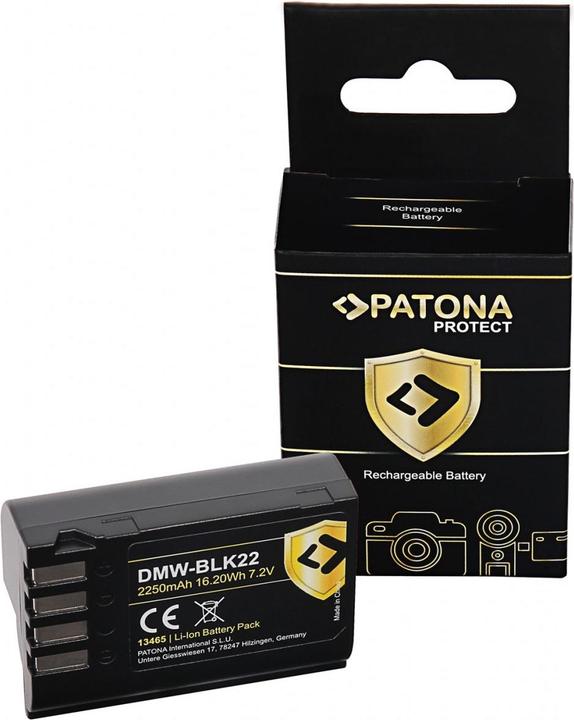 Image du produit Patona Protéger la batterie DMW-BLK22 (Batterie de l'appareil photo)